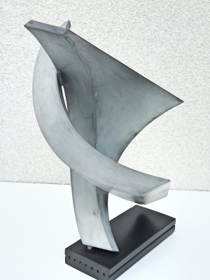 Han Lammers - Right angles and 90 No 2 (Right) (Metal: Zinc: Patinated)